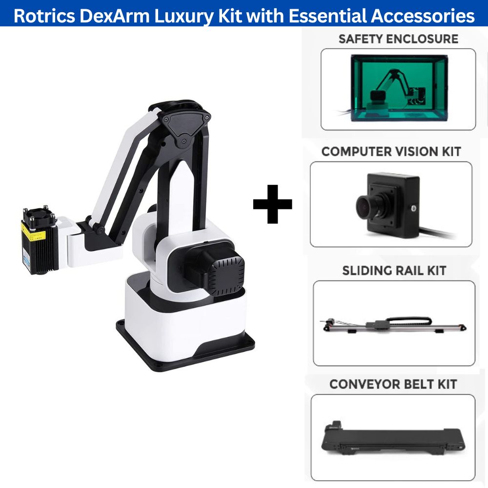 Rotrics DexArm Luxury Kit with Essential Accessories